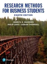 Research Methods for Business Students, 8e (e-Book VS 12m)