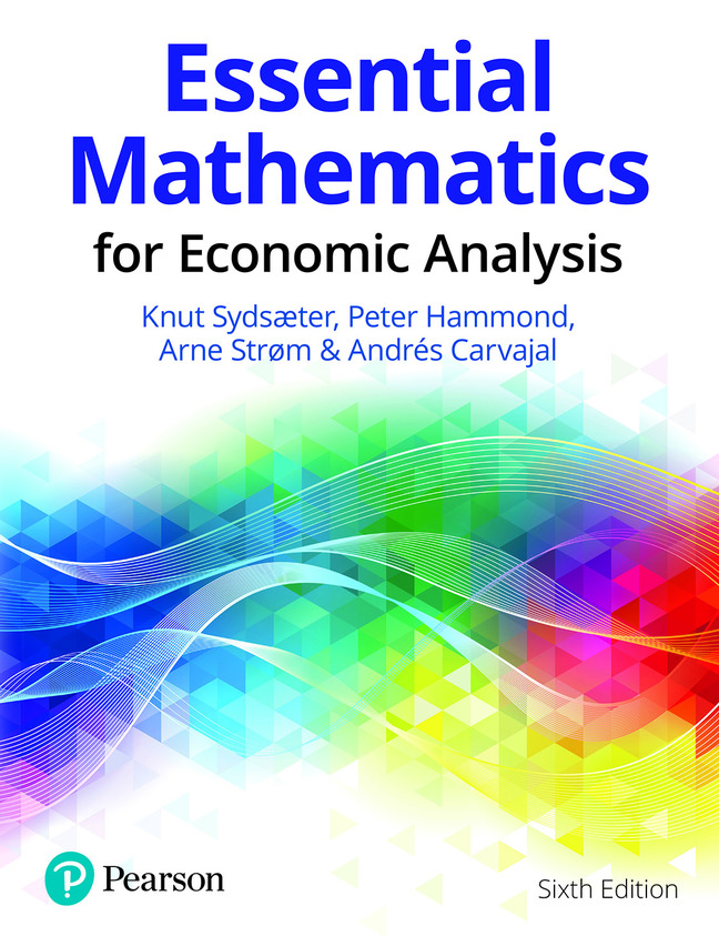 Essential Mathematics for Economic Analysis eBook VS-12 months