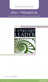 New Language Leader Pre-Intermediate eText and MyEnglishLab Online Access Code