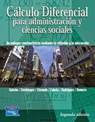 Libro | Cálculo diferencial para administración y ciencias sociales | Autor:Galvan | 2ed | Libros de Matemáticas