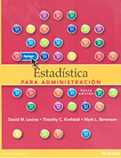 Estadística para Administración | Autor: Levine | 6a ed | Libros de Estadística