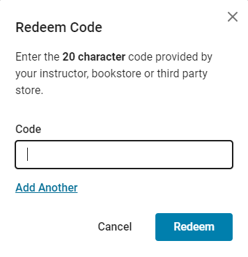 Redeem Code